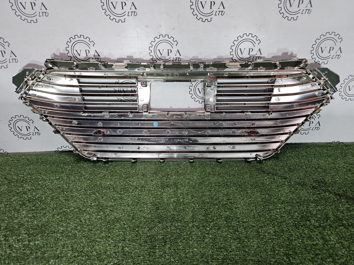 NEW! HYUNDAI IONIQ 2016 - 2019 FRONT BUMPER MAIN GRILL WITH CHROME 86350 G2100