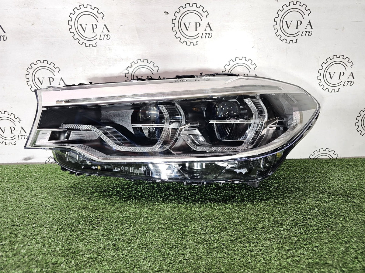 BMW 5 G30 / G31 2018 - 20 HEADLIGHT LED ADAPTIVE NS LEFT PASSENGER SIDE