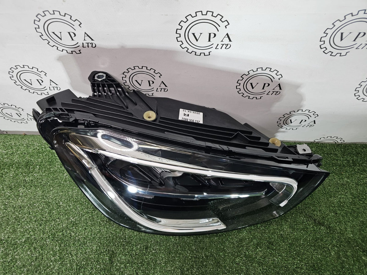 MERCEDES BENZ GLC W253 HEADLIGHT 2019-23 OS RIGHT LED HEADLIGHT A2539068802