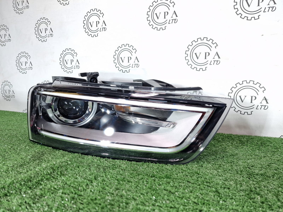 AUDI Q3 8U 2010 - 2015 OS RIGHT DRIVER BI XENON LED HEADLIGHT WITH MODULES