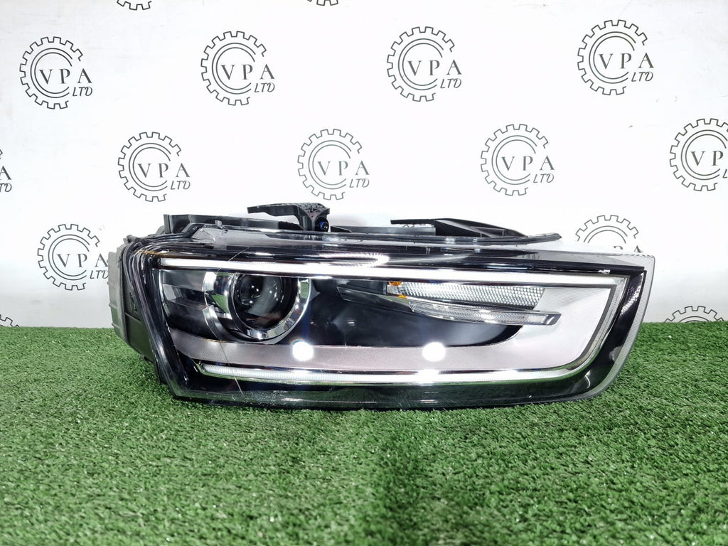 AUDI Q3 8U 2010 - 2015 OS RIGHT DRIVER BI XENON LED HEADLIGHT WITH MODULES