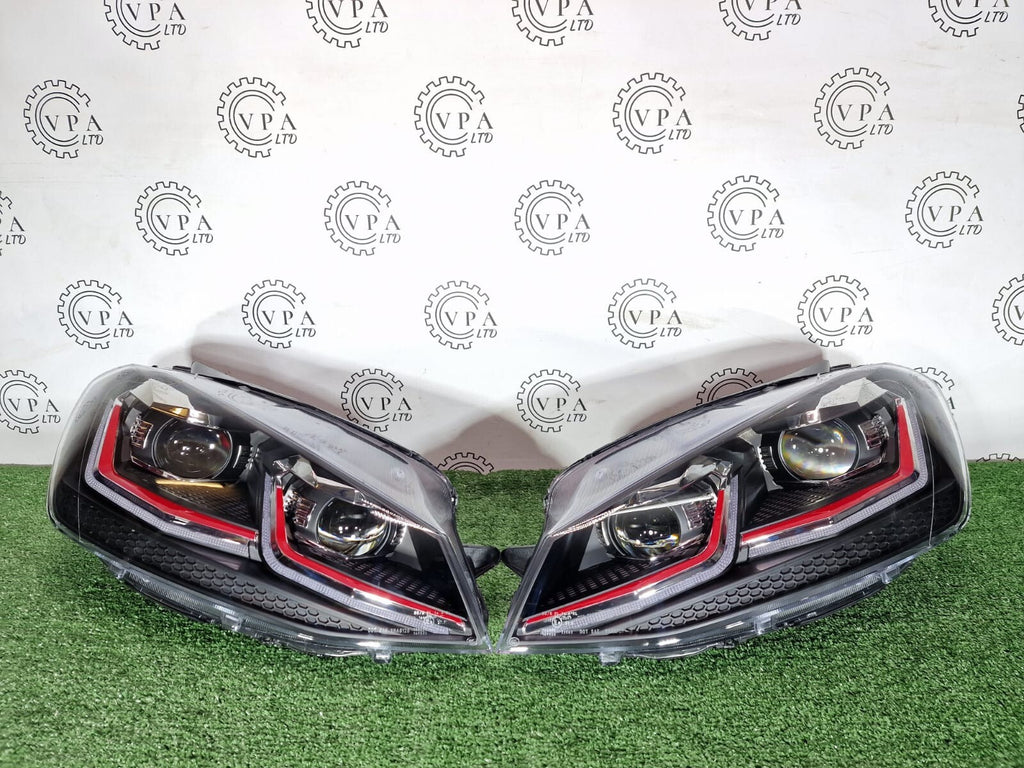 VLAND VOLKSWAGEN GOLF MK 7 13-17 FULL LED HEADLIGHT SET FOR UPGRADE TO GTI MK7.5