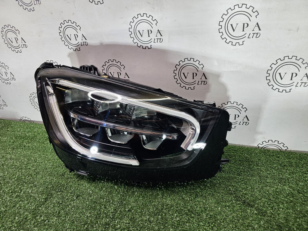 MERCEDES BENZ GLC W253 HEADLIGHT 2019-23 OS RIGHT LED HEADLIGHT A2539068802