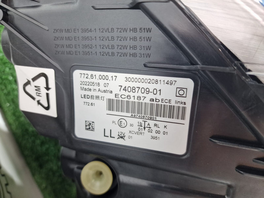 NEW! BMW 7 G12 / G11 NS LEFT SIDE 2016 2017 2018 2019 FULL ADAPTIVE HIGH BEAM