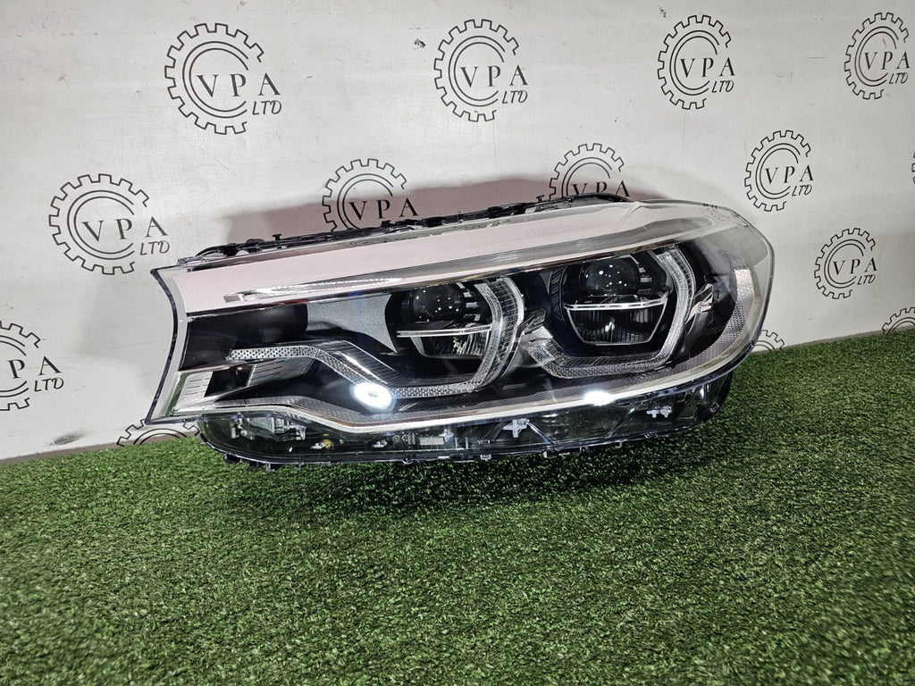 BMW 5 G30 / G31 2018 - 20 HEADLIGHT LED ADAPTIVE NS LEFT PASSENGER SIDE