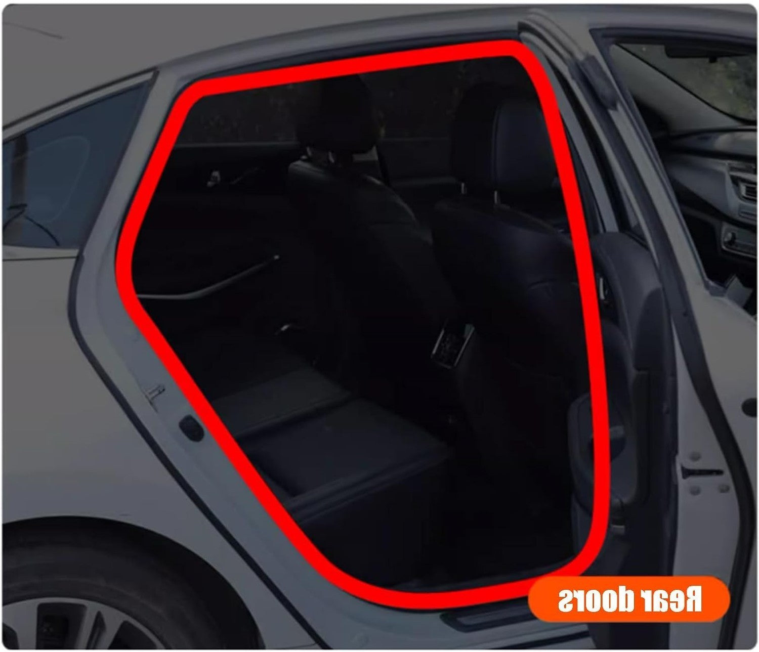 NEW GENUINE KIA NIRO  2016 - 22 REAR RIGHT BODY SIDE DOOR RUBBER 83120 G5000