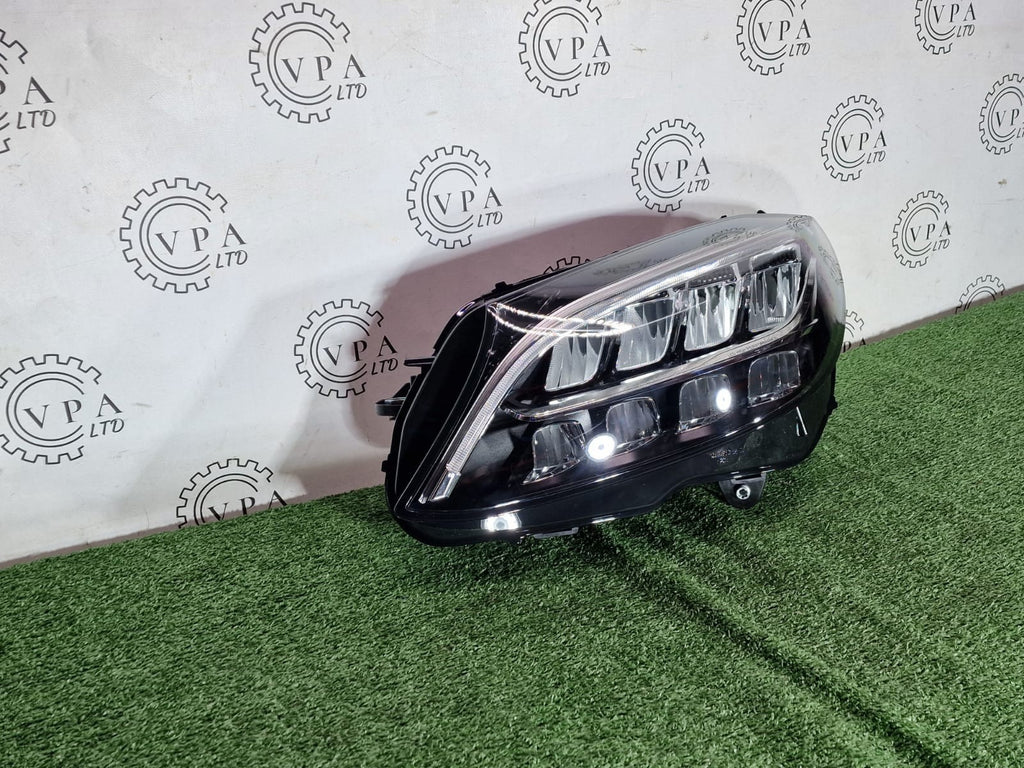 NEW MERCEDES BENZ W205 C CLASS 2018 - 21 LEFT NS LED HIGH PERFORMANCE HEADLIGHT