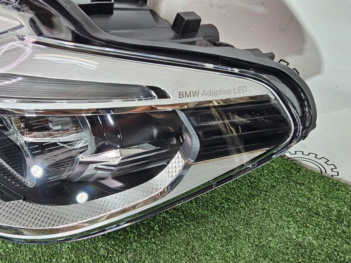 BMW 5 G30 / G31 2018 - 20 HEADLIGHT LED ADAPTIVE NS LEFT PASSENGER SIDE