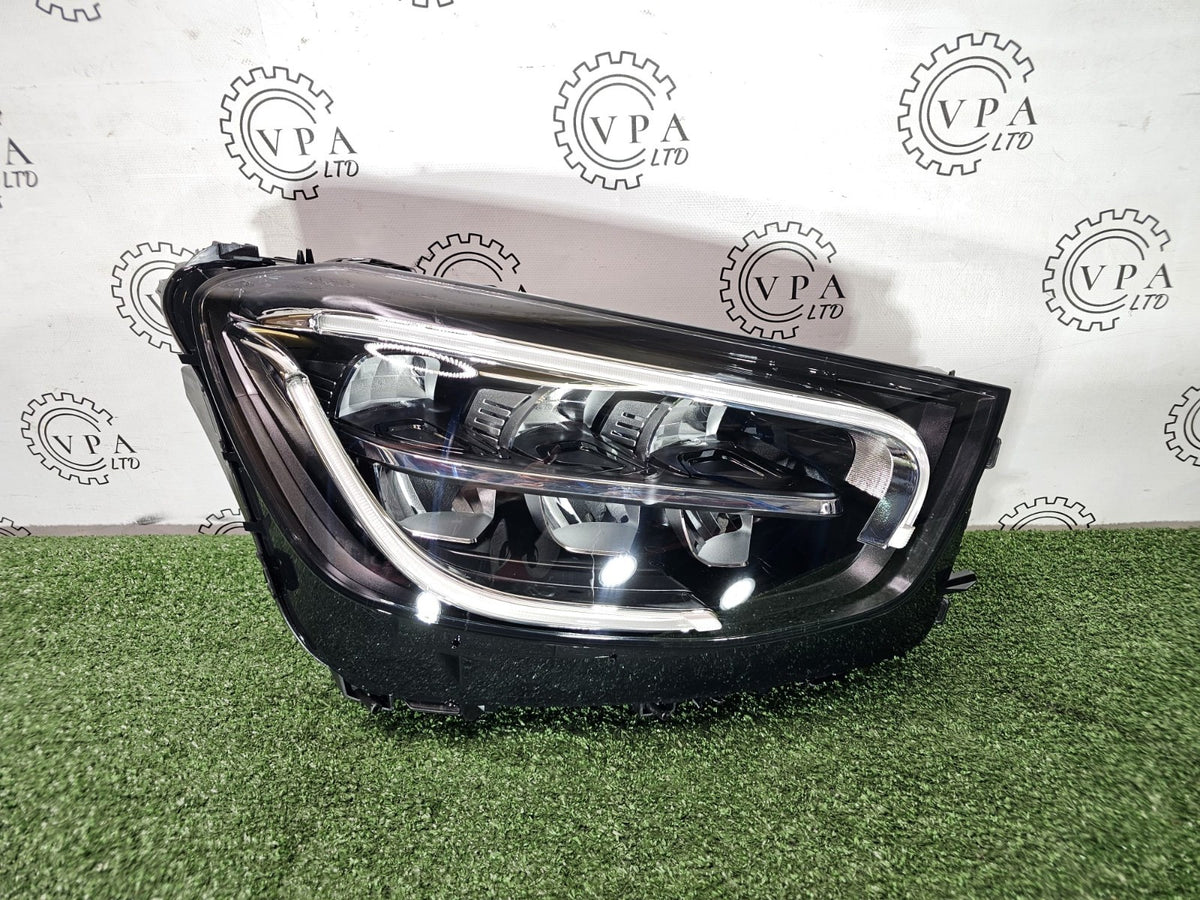 MERCEDES BENZ GLC W253 HEADLIGHT 2019-23 OS RIGHT LED HEADLIGHT A2539068802