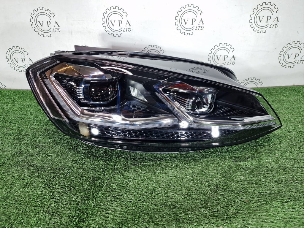 NEW VW GOLF MK7.5 2017-2020 HEADLIGHT O/S RIGHT SIDE FULL LED + MODULE 5G1941082