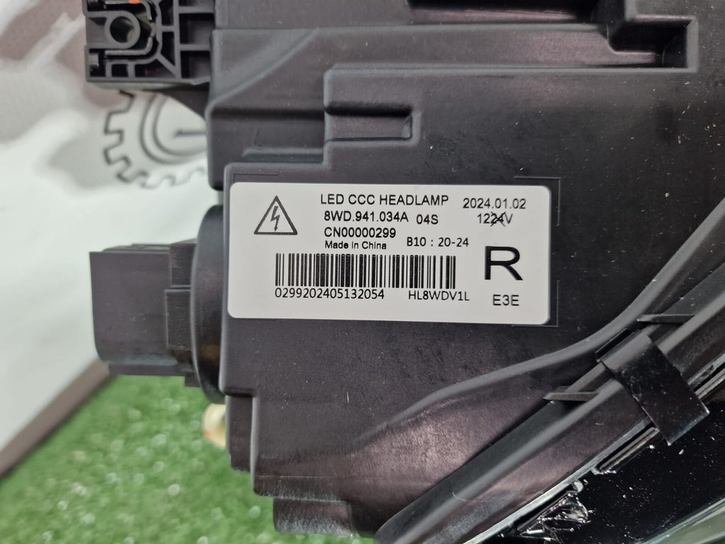 NEW! AUDI A4 B9.5 2020-24 OS RIGHT SIDE FULL LED HEADLIGHT  WITH MODULE