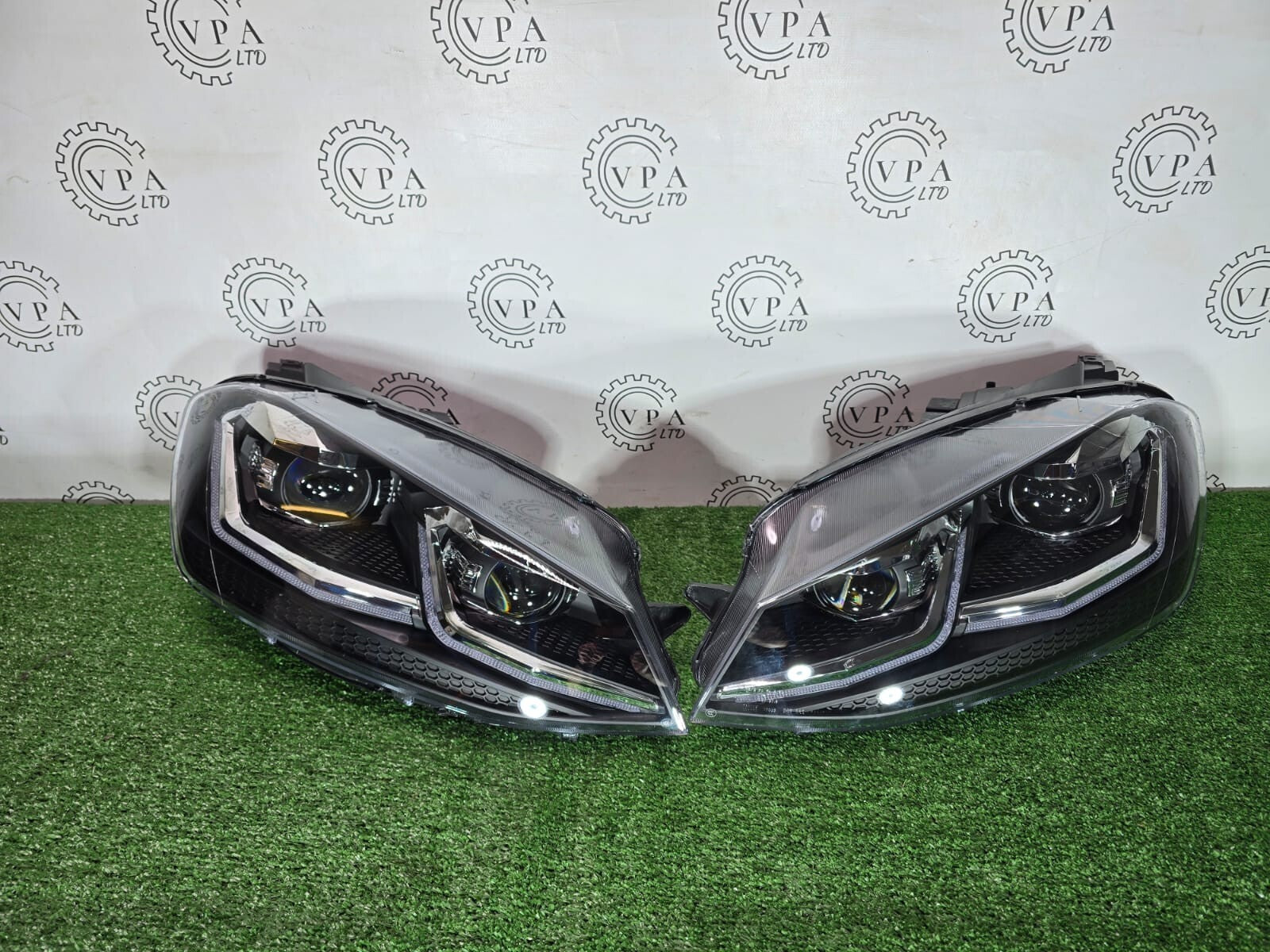 NEW VLAND VOLKSWAGEN GOLF MK 7 13-17 FULL LED HEADLIGHT SET FOR UPGRADE TO MK7.5