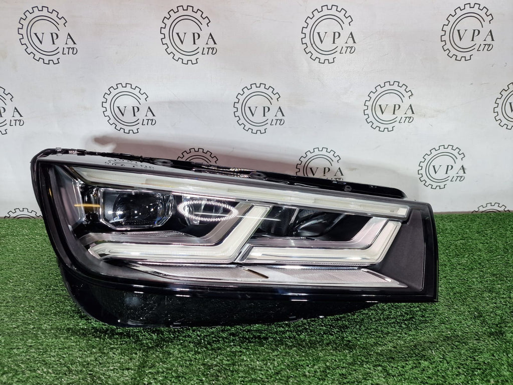 NEW! AUDI Q5 / SQ5 2017-22 OS RIGHT SIDE FULL LED HEADLIGHT WITH MODULES