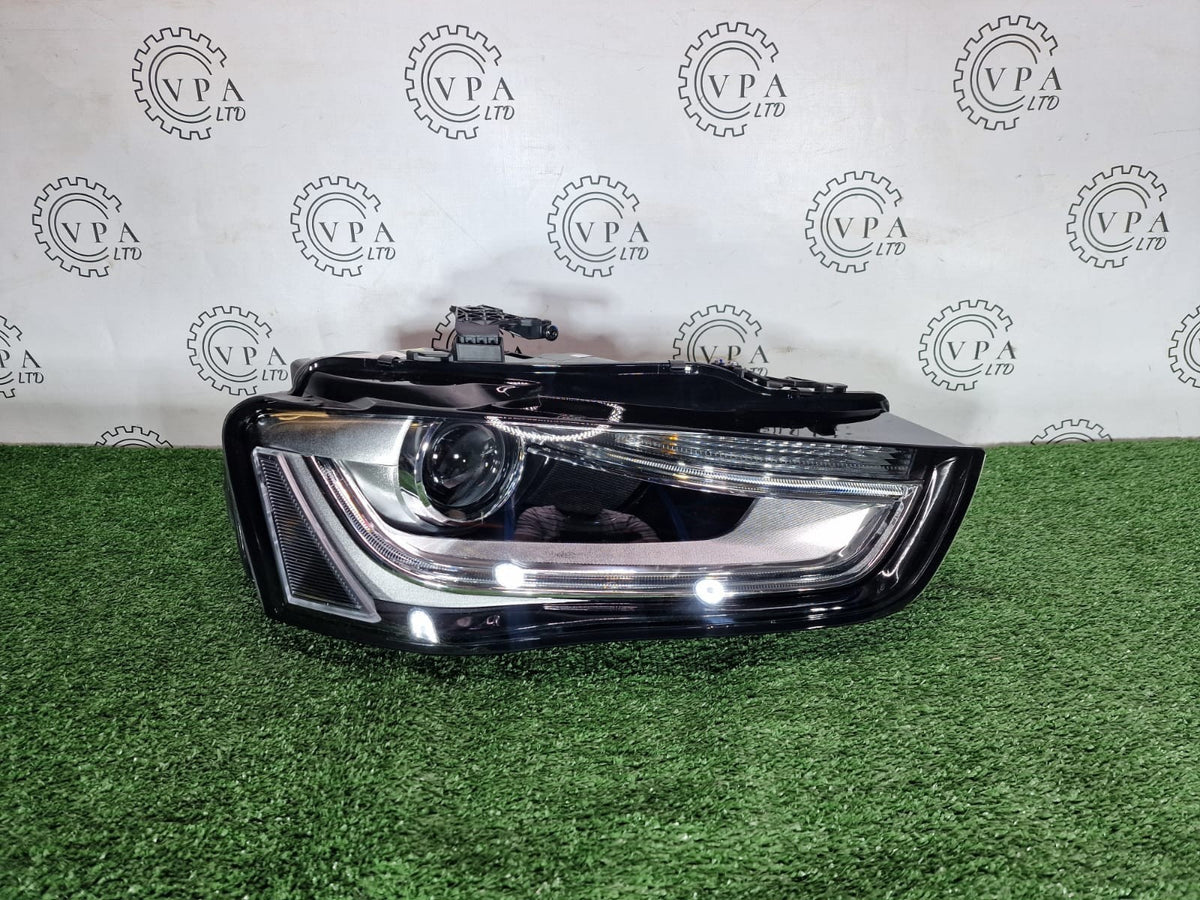 AUDI A4 / S4 B8 2012 - 2015 HEADLIGHT OS RIGHT BI XENON COMPLETE 8KD941006