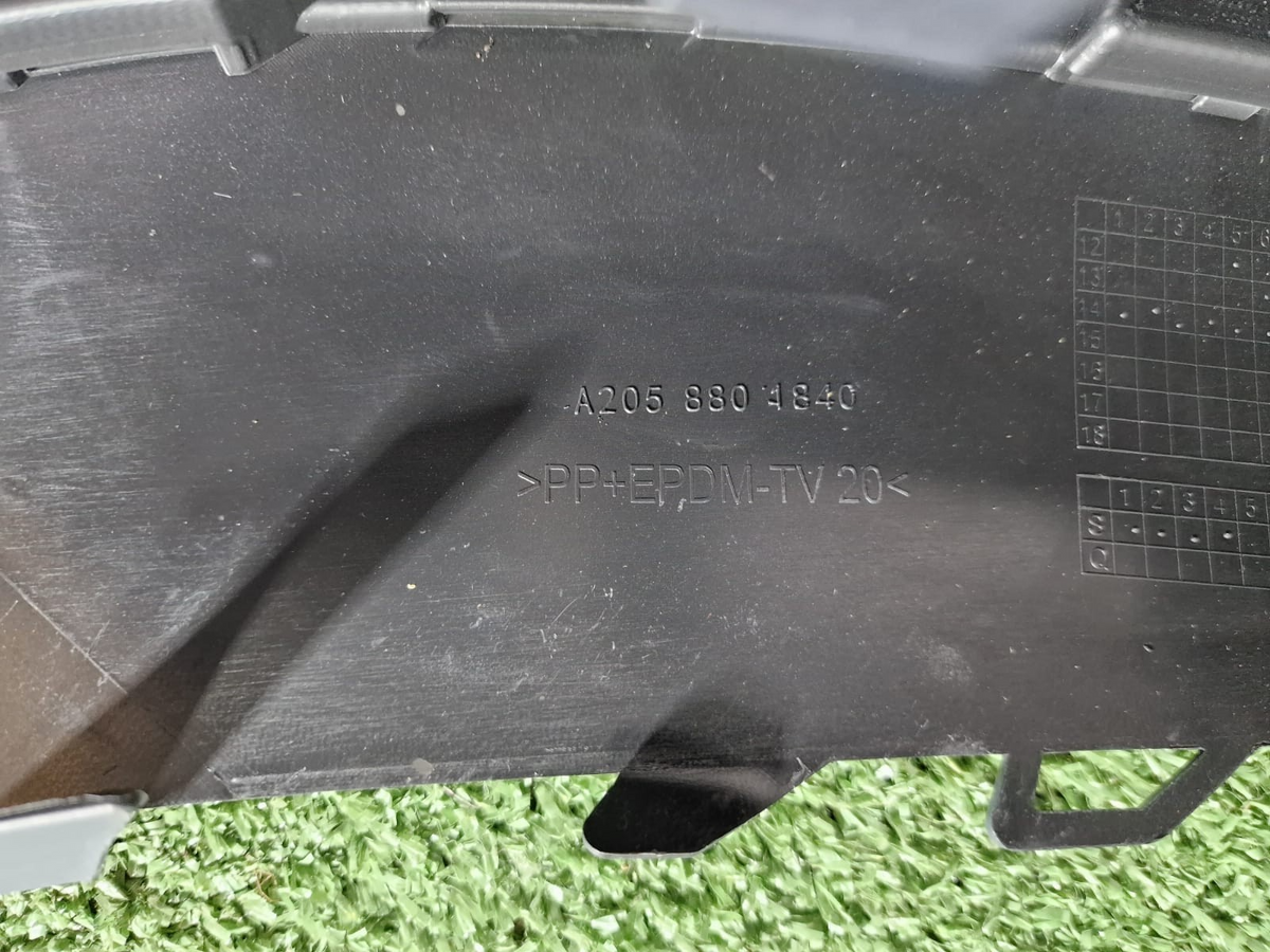 MERCEDES BENZ C-CLASS W205  2014-2018 AMG LINE FRONT BUMPER SKIN A2058804840