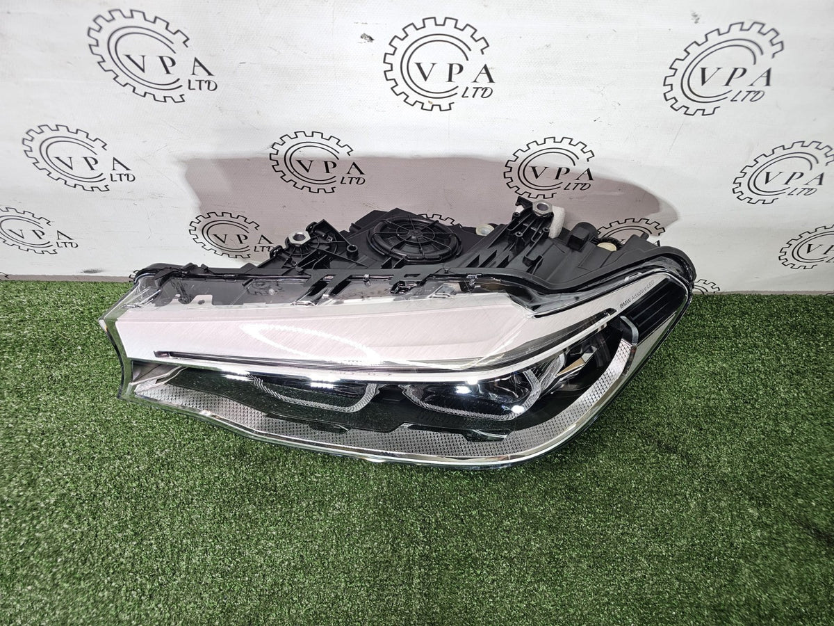 BMW 5 G30 / G31 2018 - 20 HEADLIGHT LED ADAPTIVE NS LEFT PASSENGER SIDE